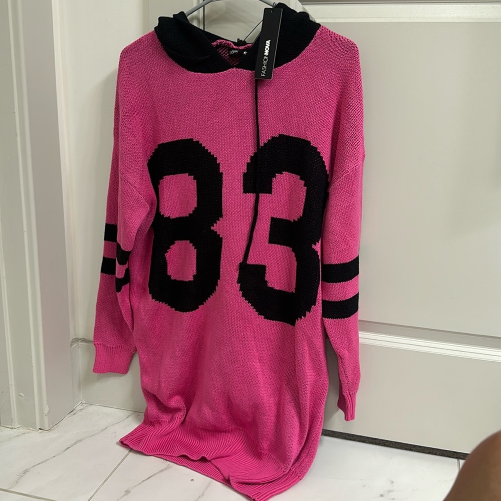 Hoodie sweater dress